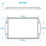Seachoice USCG-Approved Premium Marine Group 24 Series Hold-Down Battery Tray, Black - 21961 - official Seachoice product image 5