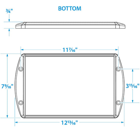 Seachoice USCG-Approved Premium Marine Group 24 Series Hold-Down Battery Tray, Black - 21961 - official Seachoice product image 5