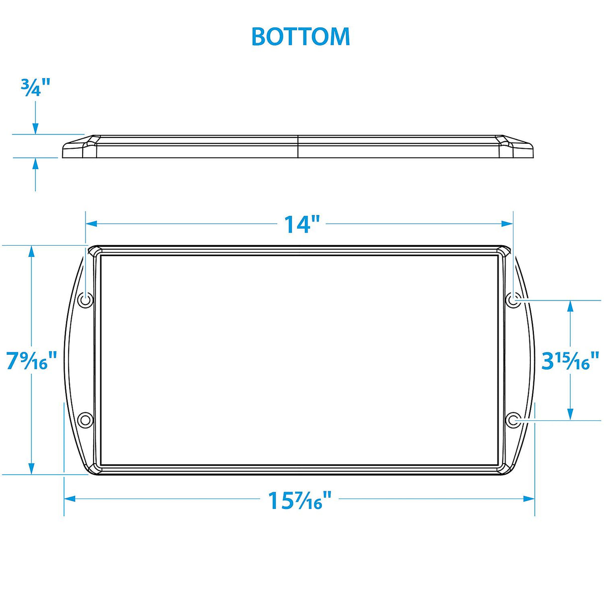 Seachoice Premium Durable Battery Tray, Fits Group 31 Batteries - 21971 - official Seachoice product image 3
