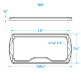 Seachoice Premium Durable Battery Tray, Fits Group 31 Batteries - 21971 - official Seachoice product image 6