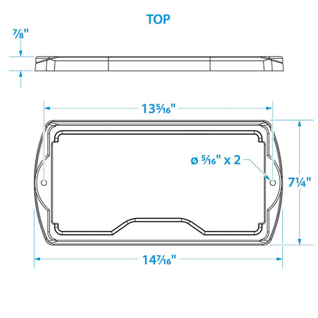 Seachoice USCG-Approved Premium Marine Group 27 Series Hold-Down Battery Tray, Black - 21981 - official Seachoice product image 5