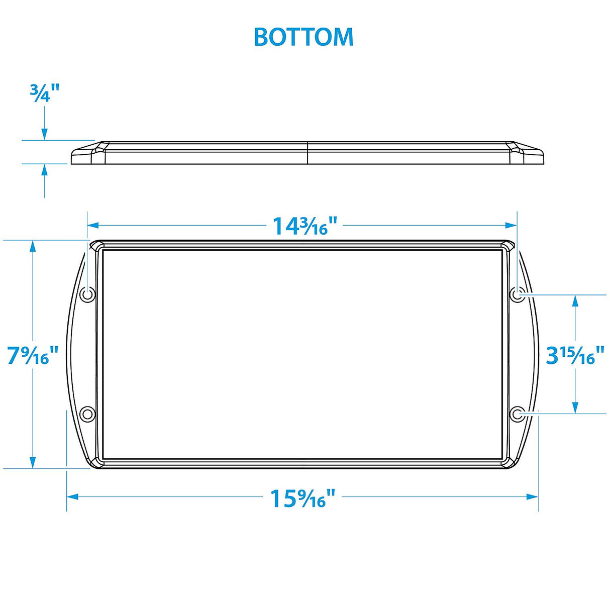Seachoice Premium Battery Tray with Stainless Steel Hardware, 29 Series - 21991 - official Seachoice product image 6