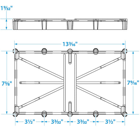 Seachoice Battery Tray with Stainless Steel Buckle, Group 29/31 - 22013 - official Seachoice product image 4