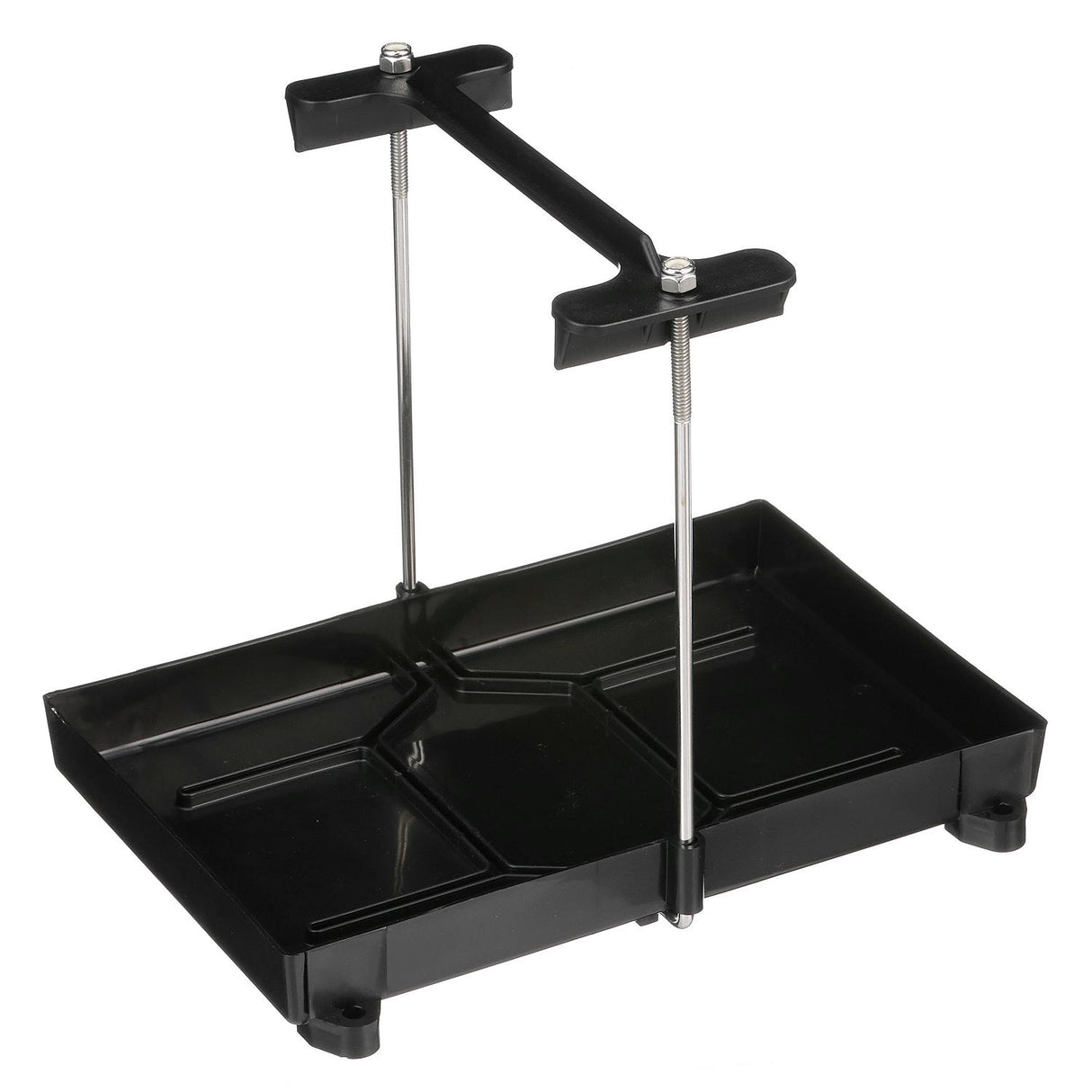 Seachoice 22021 USCG-Approved Marine Group 24 Series Hold-Down Battery Tray, Black - 22021