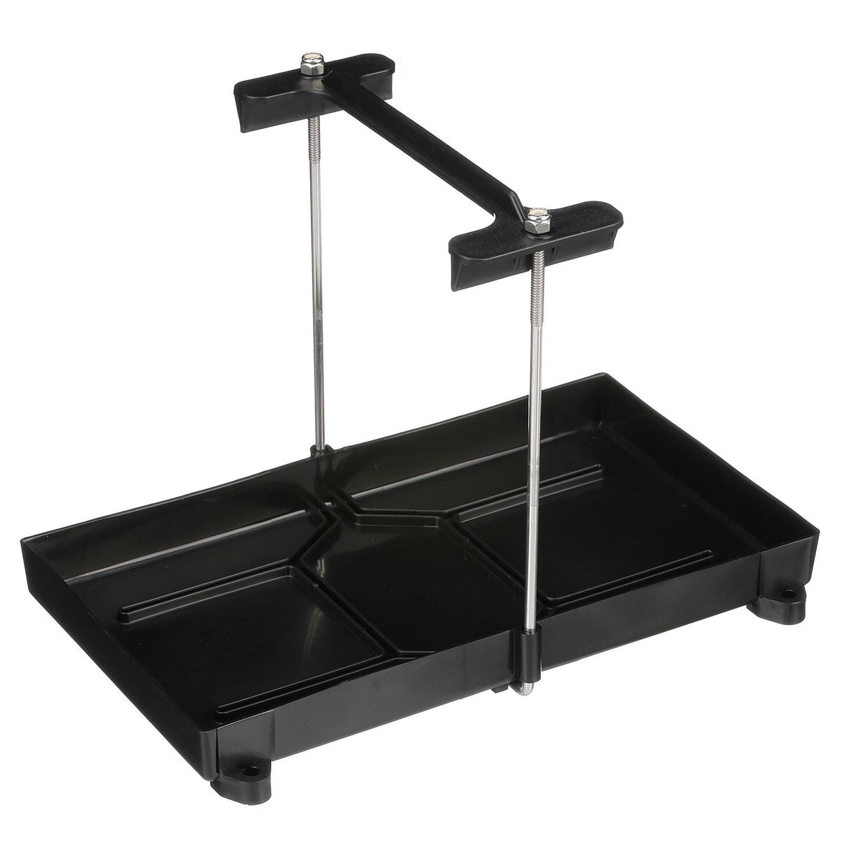 Seachoice USCG-Approved Marine Group 27 Series Hold-Down Battery Tray, Black - 22041