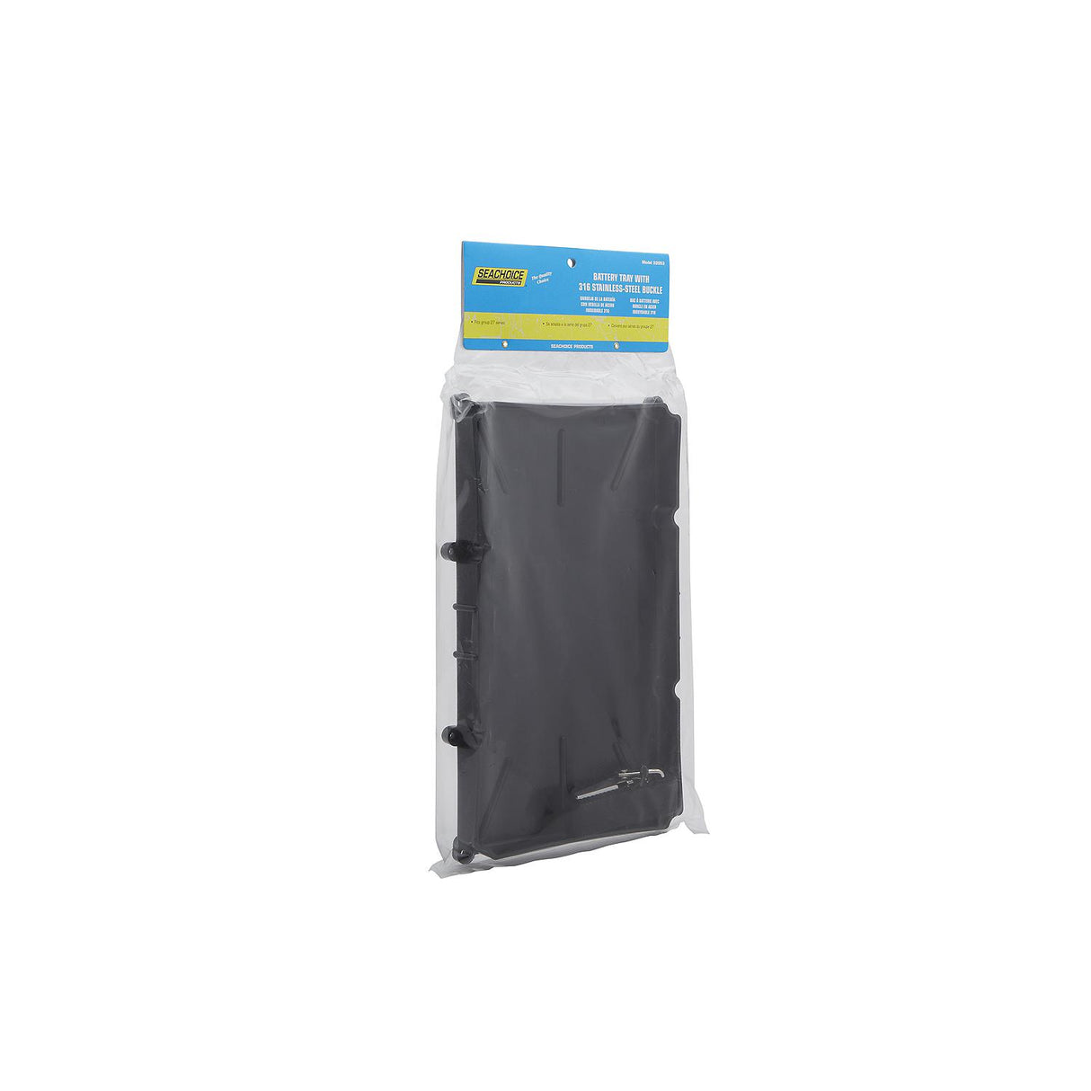Seachoice Battery Tray With Stainless Steel Buck, Group 27 - 22053 - official Seachoice product image 6