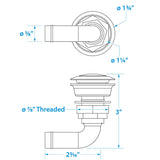 Seachoice 23061 Fuel Tank Vent, Stainless Steel, 5/8 In., 90 Degree, Corrosion-Resistant - 50-23061 - official Seachoice product image 5
