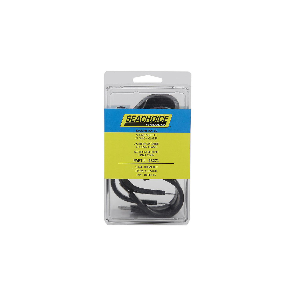 Seachoice Stainless Steel Cushion Clamp, 1-1/4 In.. EPDM - 50-23271 - official Seachoice product image 4