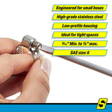 Seachoice 23354 Stainless-Steel Mini Hose Clamps, 5/16" Band, Size #6, 10/Bx - 23354 - official Seachoice product image 7