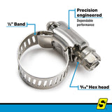 Seachoice 23379 Stainless-Steel Marine Hose Clamps, 1/2" Band, Size #6, 10/Bx - 23379 - official Seachoice product image 6