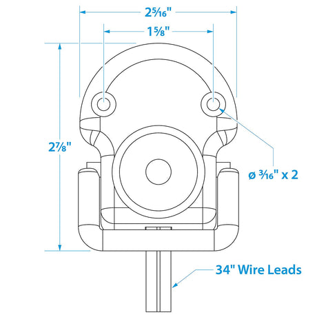 Seachoice Foot Control Switch For Manually Operated Trolling Motors, Rated Up to 50 Amps DC - 28101 - official Seachoice product image 5