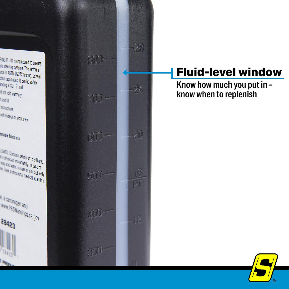 Seachoice 28423 Hydraulic Steering Fluid - Synthetic Blend, ISO 15, 1 Qt. - 28423 - official Seachoice product image 9
