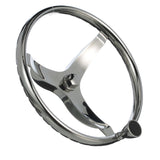 Seachoice 3 Spoke Sports Steering Wheel w/ Turning Knob, Fits 3/4-In. Tapered Shaft, 13.5-In. Diameter - 28481 - official Seachoice product image 4