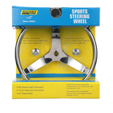 Seachoice 3 Spoke Sports Steering Wheel w/ Turning Knob, Fits 3/4-In. Tapered Shaft, 13.5-In. Diameter - 28481 - official Seachoice product image 5