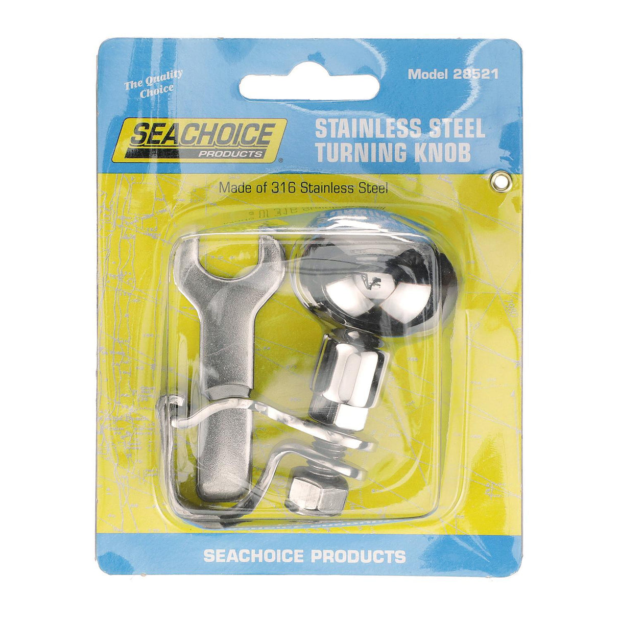 Seachoice Stainless Steel Turning Knob, Fits Destroyer Wheels, Includes Installation Tool - 28521 - official Seachoice product image 4