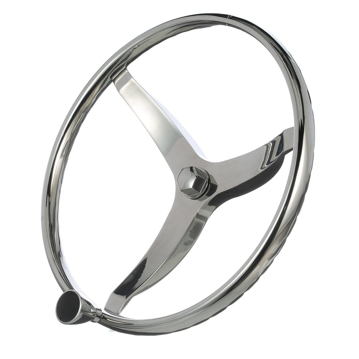 Seachoice 3 Spoke Sports Steering Wheel w/ Turning Knob, Fits 3/4 In. Tapered Shaft, 15.5 In. Diameter - 28531 - official Seachoice product image 3