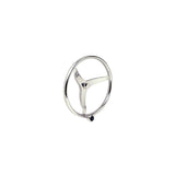 Seachoice 3 Spoke Sports Steering Wheel w/ Turning Knob, Fits 3/4-In. Tapered Shaft, 13.5-In. Diameter - 28481 - official Seachoice product image 6
