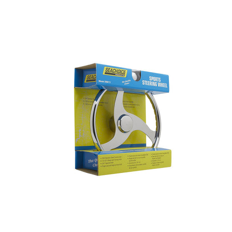 Seachoice 28611 13-1/2 In. Stainless Steel Steering Wheel w/ Knob - 28611 - official Seachoice product image 3