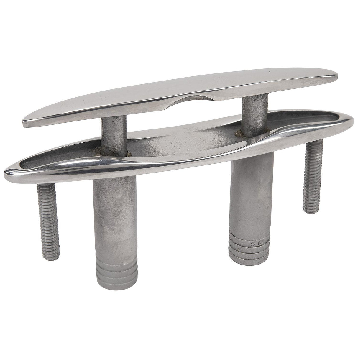 Seachoice 30042 316 Cast Stainless Steel Pull Up Cleat w/ Studs, Flush Mount, 5" long - 54022 - image 4