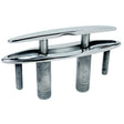 Seachoice 30042 316 Cast Stainless Steel Pull Up Cleat w/ Studs, Flush Mount, 5" long - 54022 - image 1