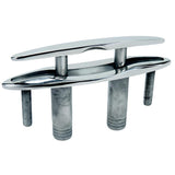 Seachoice 30042 316 Cast Stainless Steel Pull Up Cleat w/ Studs, Flush Mount, 5" long - 54022 - image 1