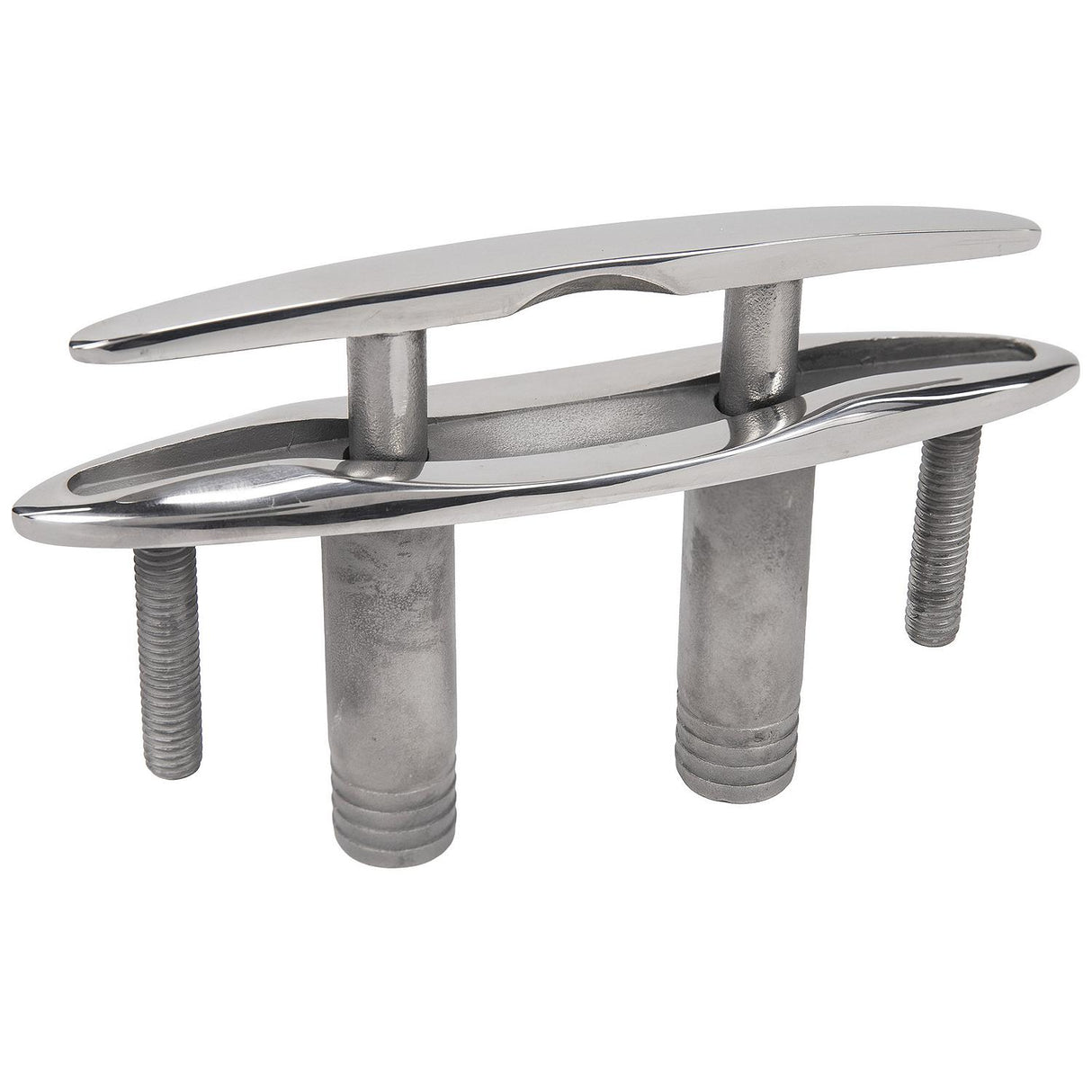 Seachoice 30052 316 Cast Stainless Steel Pull Up Cleat w/ Studs, Flush Mount, 6" long - 54023 - image 5