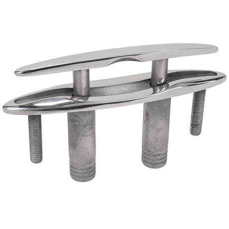 Seachoice 30052 316 Cast Stainless Steel Pull Up Cleat w/ Studs, Flush Mount, 6" long - 54023 - image 5