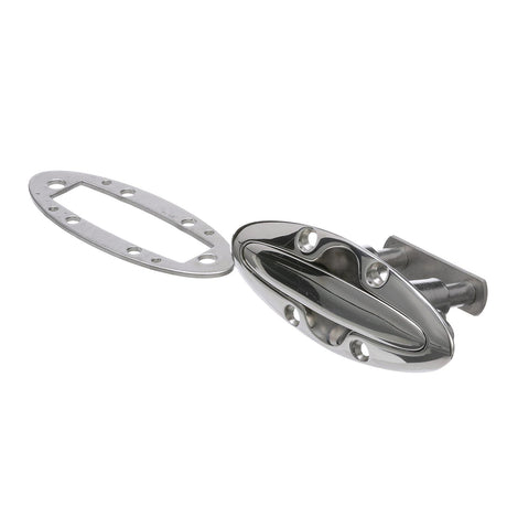 Seachoice 316 Cast Stainless Steel Pull Up Cleat, Flush Mount, 4-1/2 in. Long - 50-30061 - official Seachoice product image 5