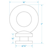 Seachoice Boat Fender Bumper Hanging Holder Locks, Spare - SC50-30131 - official Seachoice product image 4
