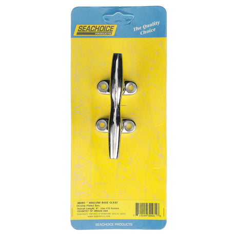 Seachoice Hollow Base Cleat, Chrome-Plated Zinc, 4 in. Long - SC50-30481 - official Seachoice product image 7
