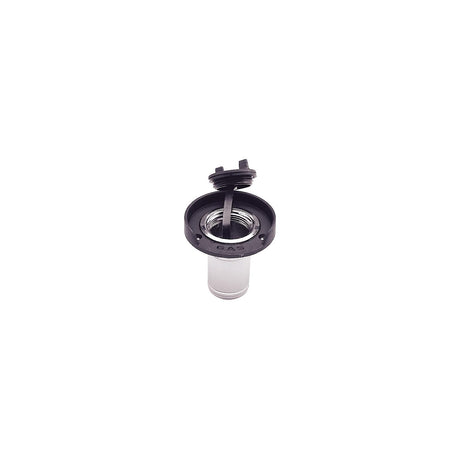 Seachoice Deck Mount Gas Fill Plate w/ Plastic Cap, Chrome-Plated Zinc, Includes Ground Screw and Cap Tether Strap - SC50-32011 - official Seachoice product image 8