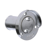 Seachoice Deck Mount Gas Fill Plate w/ Cap, Chrome-Plated Zinc, Includes Rubber Gasket and Beaded Chain Cap Tether - 32041 - official Seachoice product image 3