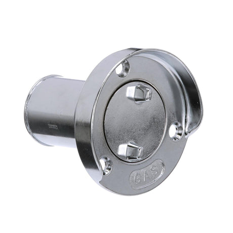 Seachoice Deck Mount Gas Fill Plate w/ Cap, Chrome-Plated Zinc, Includes Rubber Gasket and Beaded Chain Cap Tether - 32041 - official Seachoice product image 3
