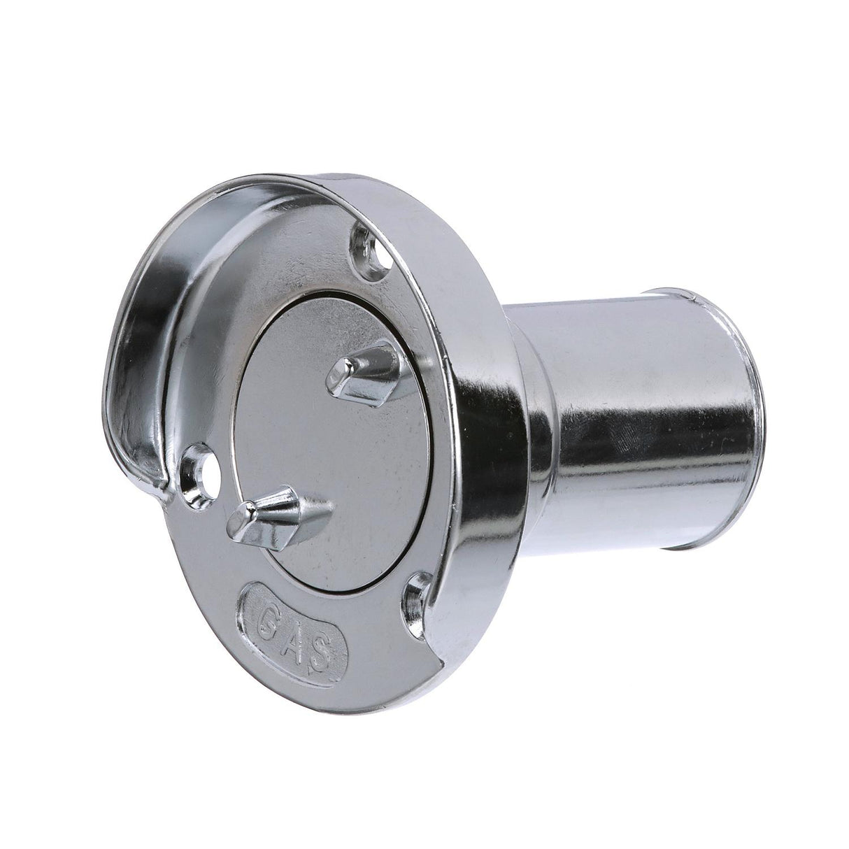 Seachoice Deck Mount Gas Fill Plate w/ Cap, Chrome-Plated Zinc, Includes Rubber Gasket and Beaded Chain Cap Tether - 32041 - official Seachoice product image 8