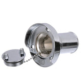 Seachoice Deck Mount Gas Fill Plate w/ Cap, Chrome-Plated Zinc, Includes Rubber Gasket and Beaded Chain Cap Tether - 32041 - official Seachoice product image 6