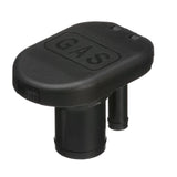 Seachoice 32061 Deck Mount Gas Fill Plate w/ Vent, Hinged Flip-Top, Molded Black Plastic - SC50-32061 - official Seachoice product image 9