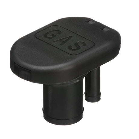 Seachoice 32061 Deck Mount Gas Fill Plate w/ Vent, Hinged Flip-Top, Molded Black Plastic - SC50-32061 - official Seachoice product image 9