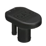 Seachoice 32061 Deck Mount Gas Fill Plate w/ Vent, Hinged Flip-Top, Molded Black Plastic - SC50-32061 - official Seachoice product image 5