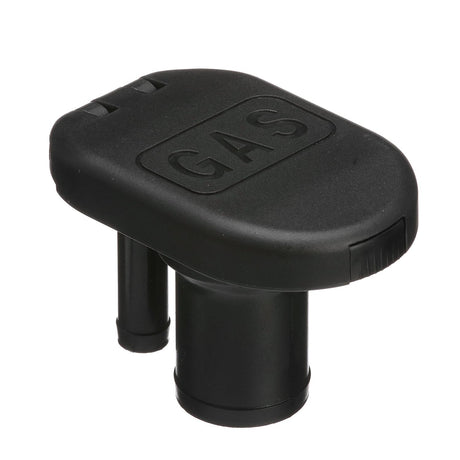 Seachoice 32061 Deck Mount Gas Fill Plate w/ Vent, Hinged Flip-Top, Molded Black Plastic - SC50-32061 - official Seachoice product image 5