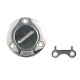 Seachoice Corrosion-Resistant Cast 316 Stainless Steel Deck Fill, Diesel Fill w/ Cap - 32261 - official Seachoice product image 2