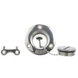 Seachoice Corrosion-Resistant Cast 316 Stainless Steel Deck Fill, Diesel Fill w/ Cap - 32261 - official Seachoice product image 3
