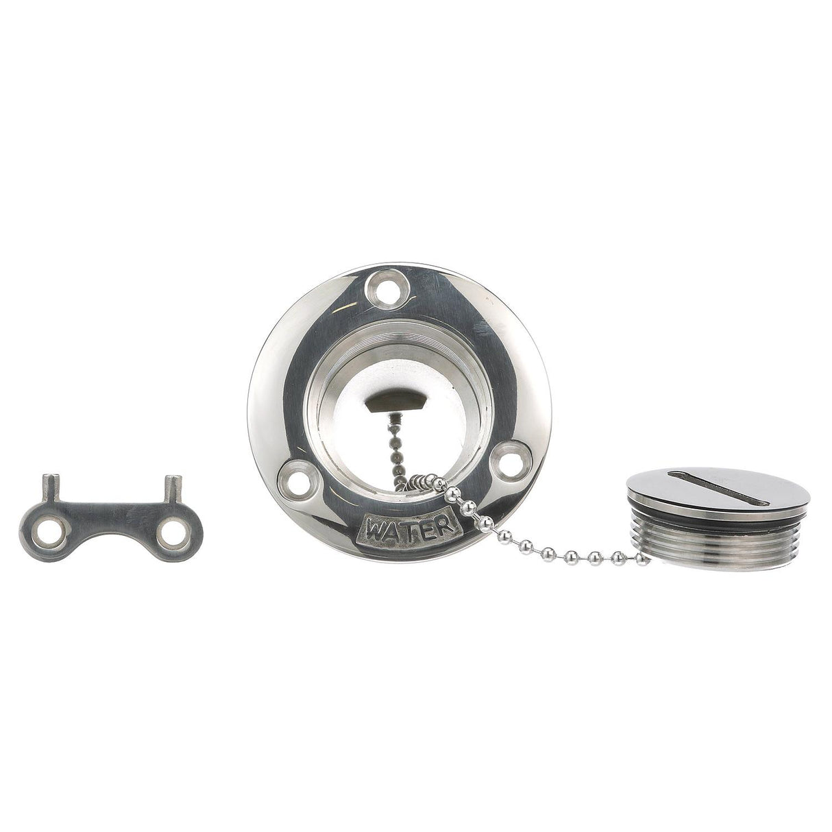 Seachoice Corrosion-Resistant Cast 316 Stainless Steel Deck Fill, Water Fill w/ Cap - 32271 - official Seachoice product image 3