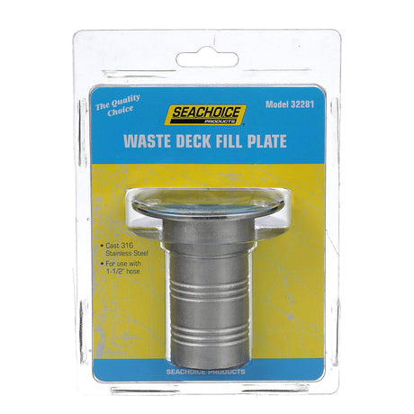 Seachoice Corrosion-Resistant Cast 316 Stainless Steel Deck Fill Waste Fill w/ Cap - 32281 - official Seachoice product image 7