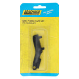 Seachoice 32651 Deck Plate Key, Black, Polycarb, 3-3/8 in., Fits Most Fuel, Gas & Water Tank Deck Fill Caps - SC50-32651 - official Seachoice product image 2