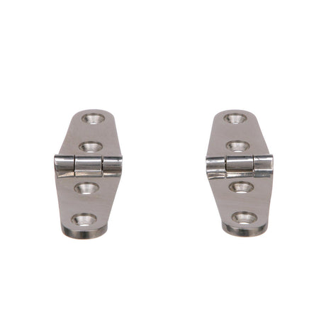 Seachoice Marine-Grade Strap Hinges, Polished 316 Stainless Steel, 4 in. X 1 in., Pack of 2 - SC50-33801 - official Seachoice product image 5