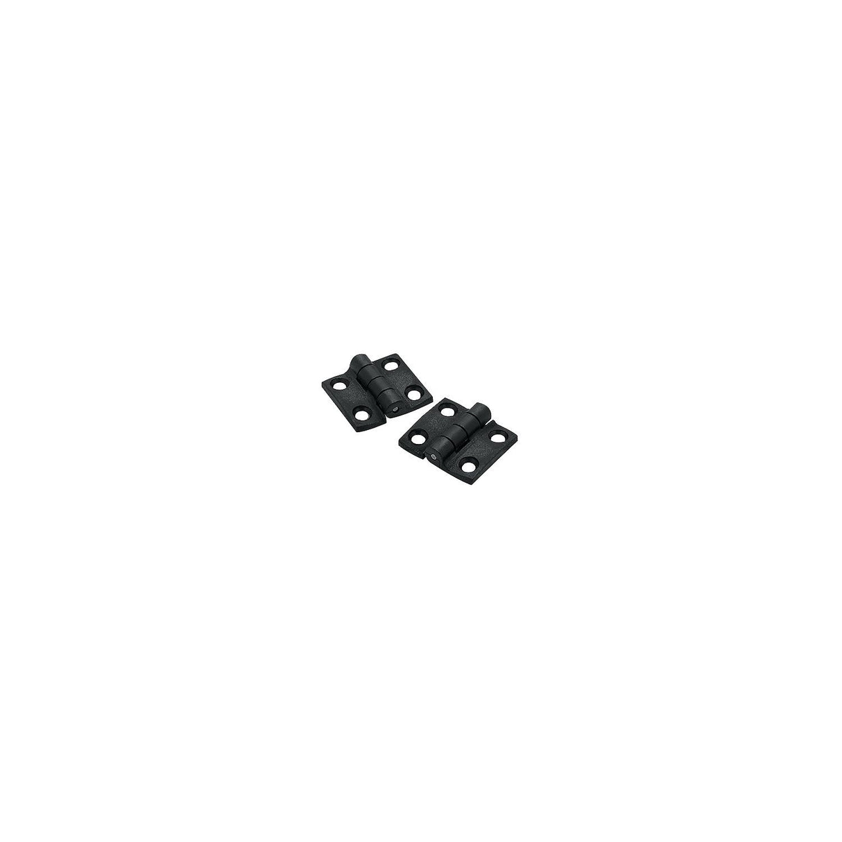 Seachoice Butt Hinge, 1-1/2" x1-3/8 Black Nylon , Pair - SC50-33891