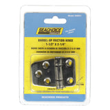Seachoice Barrel-Up Friction Hinge, 316 Stainless Steel, 1-1/2 in. X 2-1/4 in., 1 Pair - 50-34831 - official Seachoice product image 5