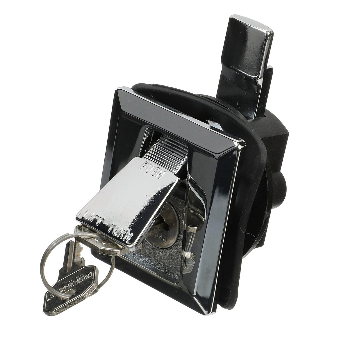 Seachoice Flush Mount Lock w/ Keys, Chrome-Plated Zinc, Requires 1-5/8 In. Cutout - SC50-35501 - official Seachoice product image 4