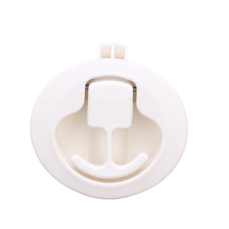 Seachoice 35521 Flush Mount Slam Latch, Rust-Free White Plastic, 2 in. Diameter - SC50-35521 - official Seachoice product image 7