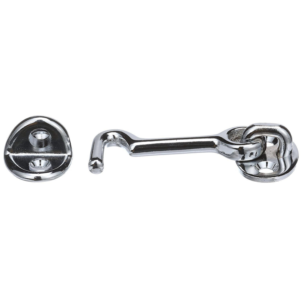 Seachoice Chrome-Plated Cast Brass 2 in. Marine Cabin Door Hook w/ #6 Fastener - 50-36121 - official Seachoice product image 4